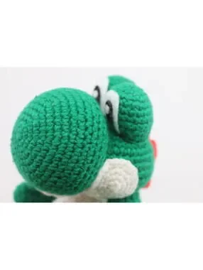Toys | Super Mario Bros Green Yarn Yoshi Woolly Crochet Plush Handmade ...
